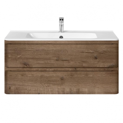 Тумба подвесная с умывальником Vincea Vico 100см