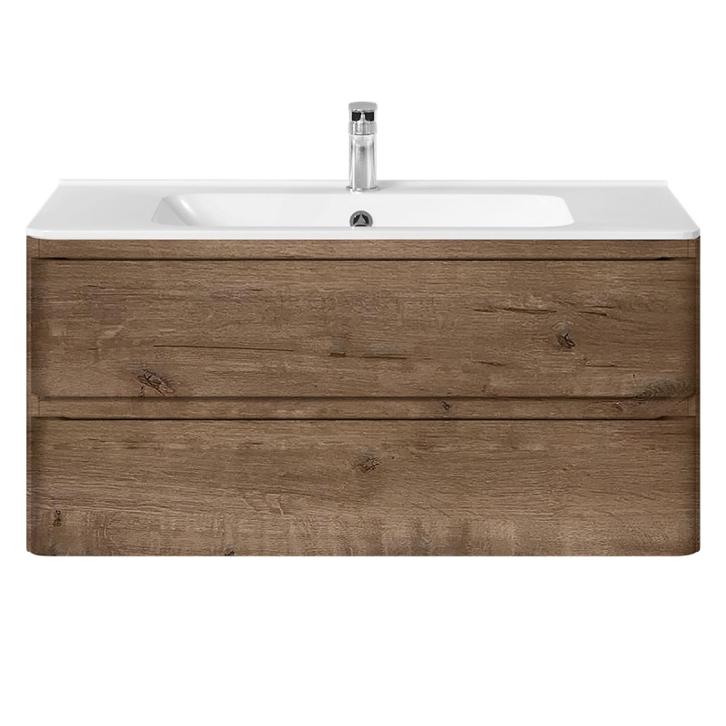 Тумба подвесная с умывальником Vincea Vico 100см