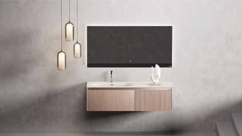 Раковина-столешница  ONDA FLOW OVAL 110*50