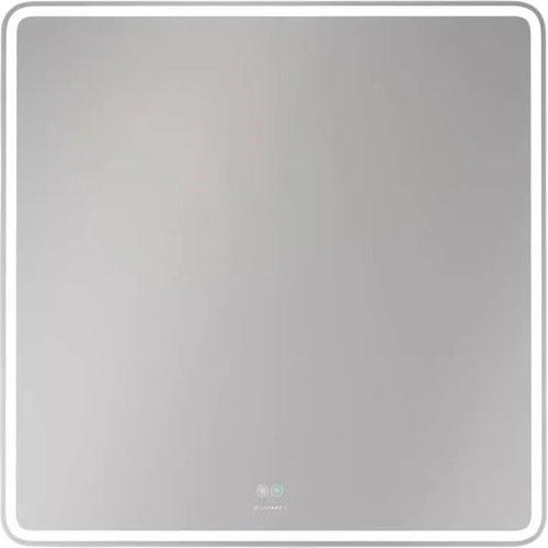 Зеркало Laparet Optimum 80x80 с подсветкой с подогревом