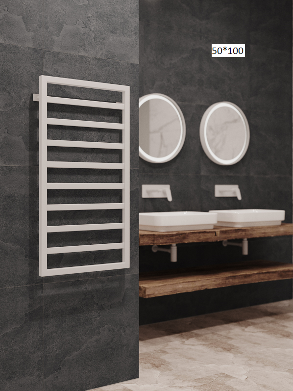 Полотенцесушитель водяной Stinox Bergamo белый матовый