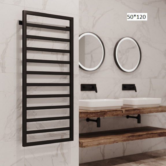 Полотенцесушитель водяной Stinox Bergamo черный матовый