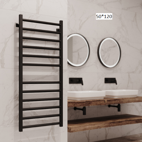 Полотенцесушитель водяной Stinox Sorento черный матовый