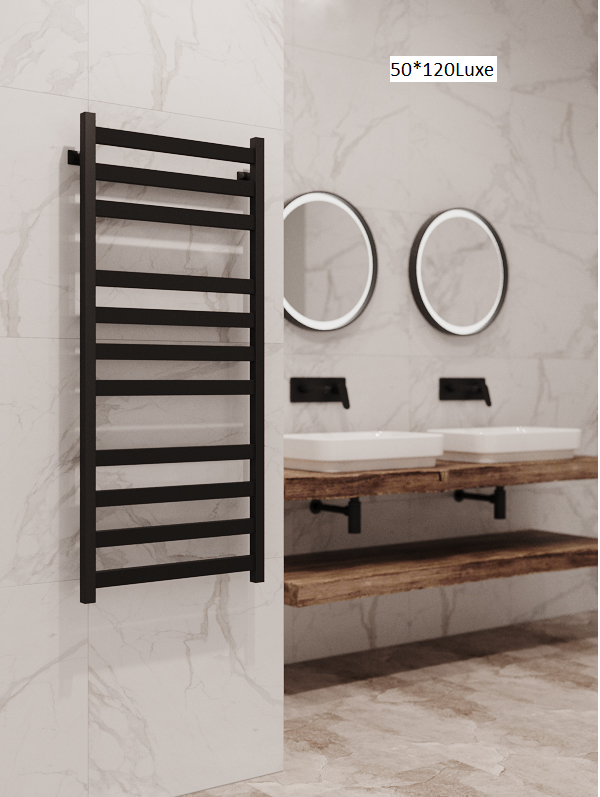 Полотенцесушитель водяной Stinox Verona черный матовый