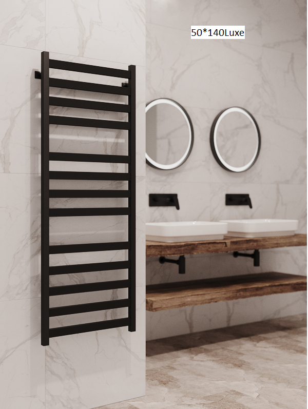 Полотенцесушитель водяной Stinox Verona черный матовый