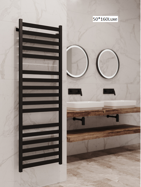 Полотенцесушитель водяной Stinox Verona черный матовый