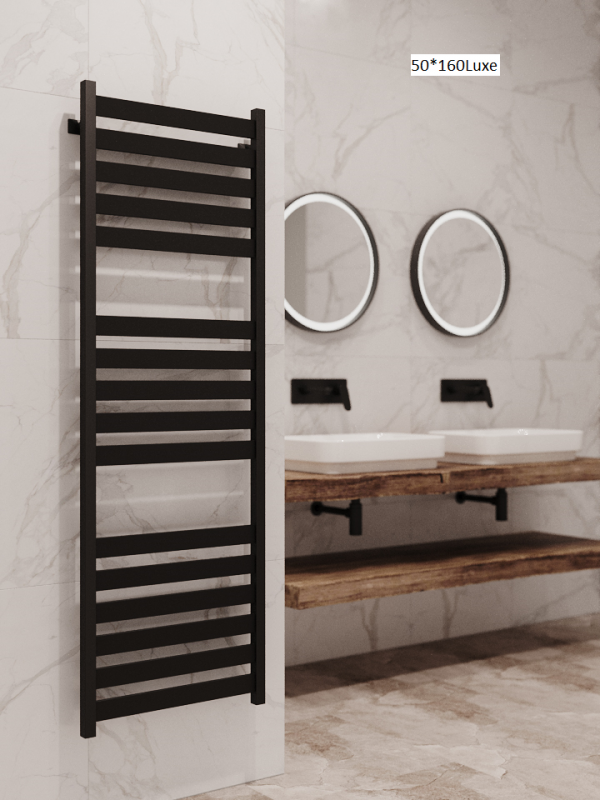 Полотенцесушитель водяной Stinox Sanremo черный матовый