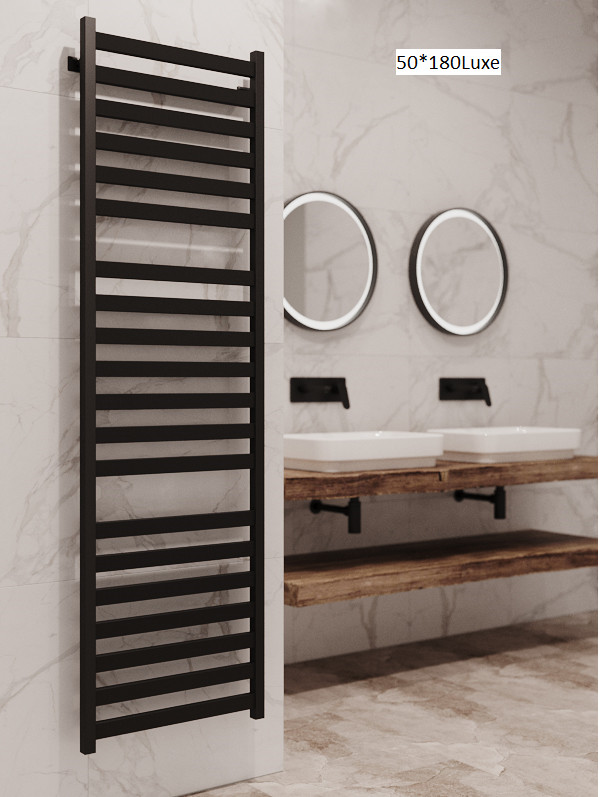 Полотенцесушитель водяной Stinox Verona черный матовый