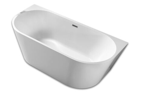 Акриловая пристенная ванна Abber 170х80