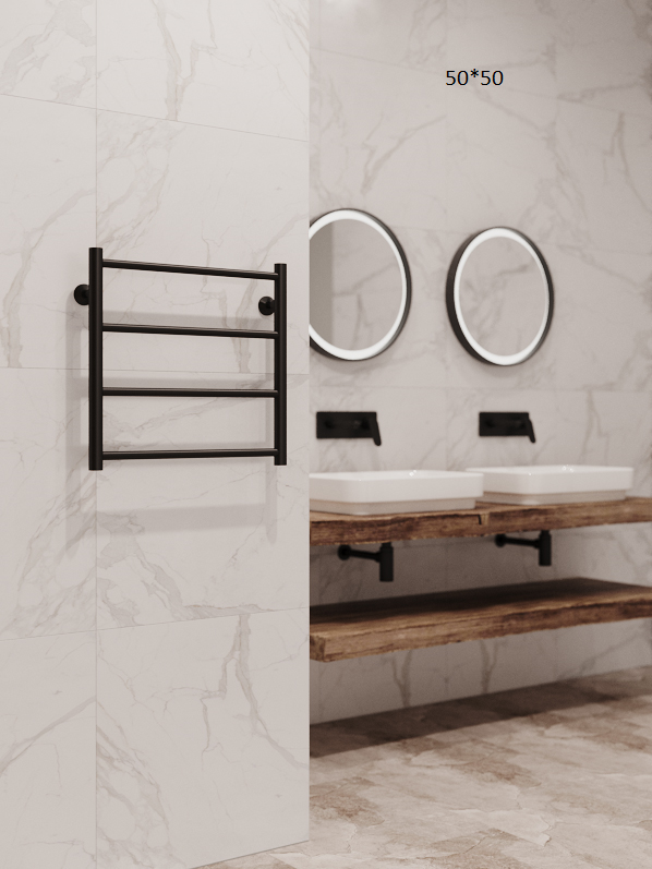 Полотенцесушитель Stinox TOSCANA черный матовый