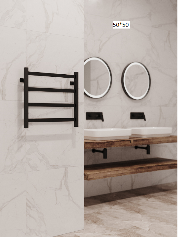 Полотенцесушитель водяной Stinox Prestige черный матовый