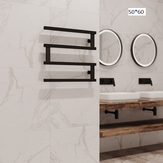 Полотенцесушитель водяной Stinox Optima черный матовый