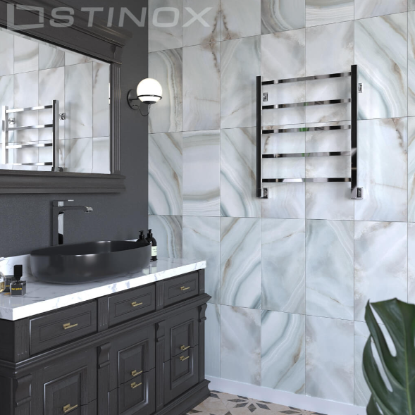 Полотенцесушитель водяной Stinox Quatro хром