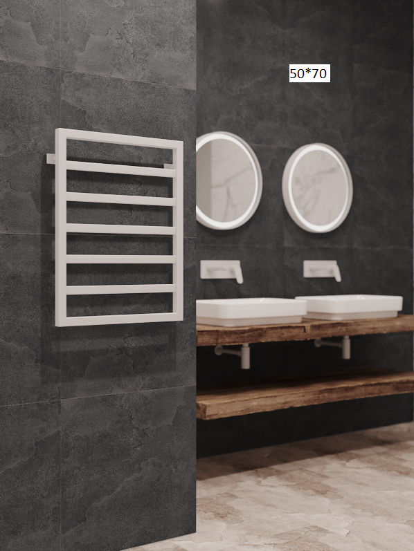 Полотенцесушитель водяной Stinox Bergamo белый матовый