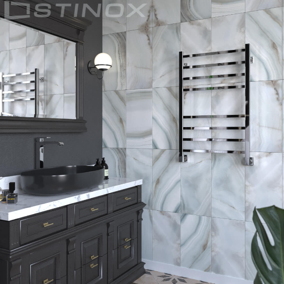 Полотенцесушитель водяной Stinox Quatro хром