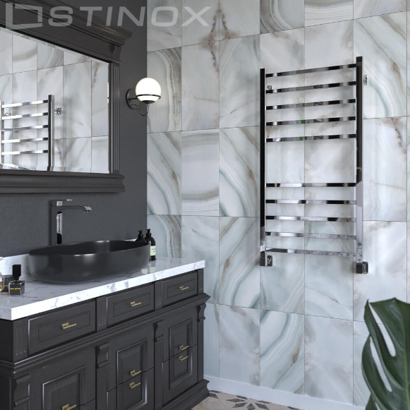 Полотенцесушитель водяной Stinox Quatro хром