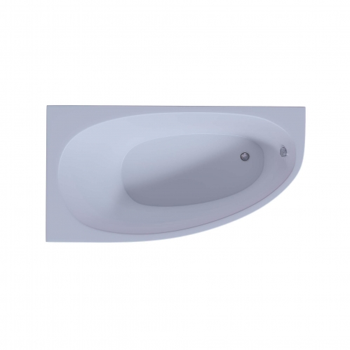 Акриловая асимметричная ванна Aquatek Eco-Friendly Дива 150х90 с ножками в комплекте