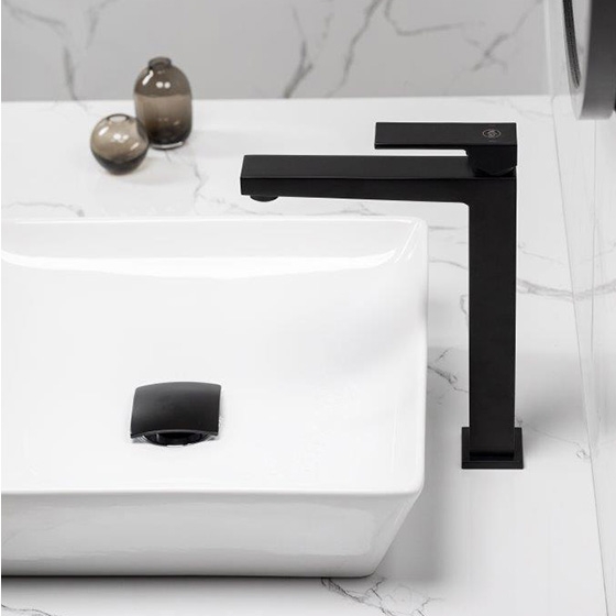 Armatura Logon Black Смеситель для раковины высокий, черный