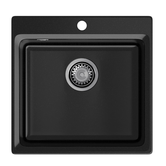 МОЙКА КУХОННАЯ GRANFEST 51*50 черный