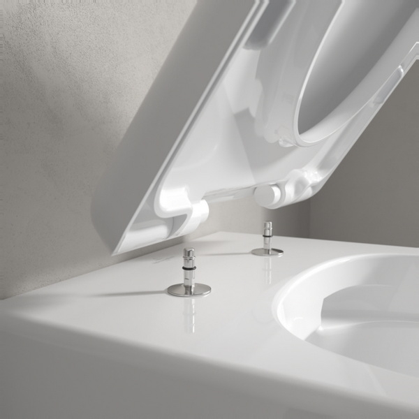Унитаз подвесной Villeroy& Boch Skyla 37x53, сиденье микролифт, безободковый TwistFlush