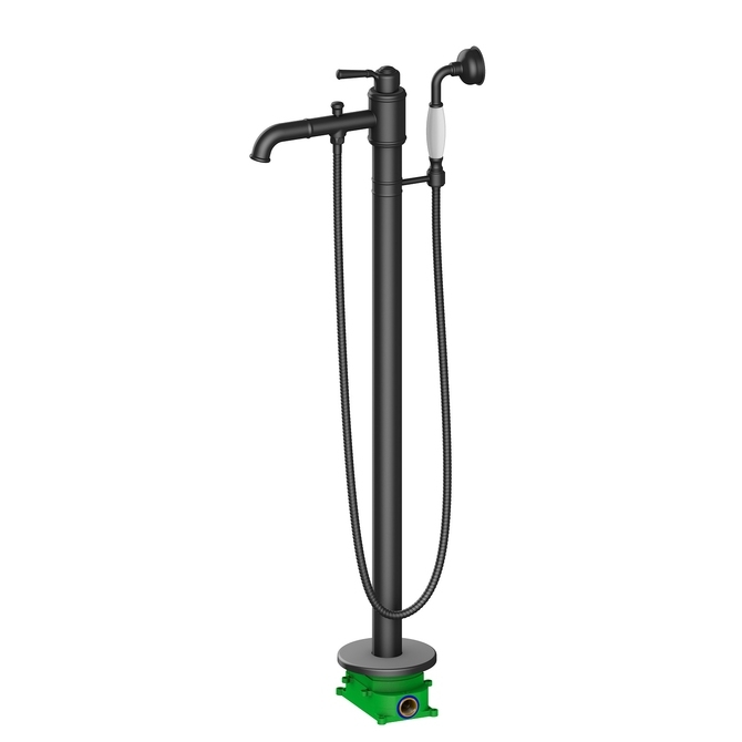 Смеситель напольный  Timo Arisa, черный