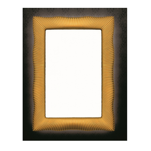 Зеркало Armadi Art Soho 70 см с подсветкой, золото