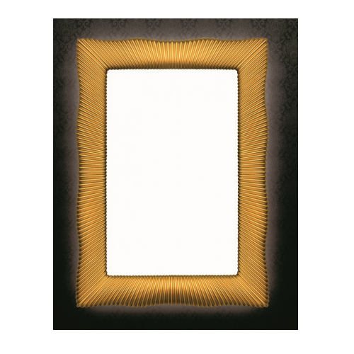 Зеркало Armadi Art Soho 70 см с подсветкой, золото