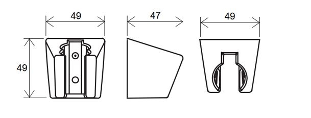 Держатель ручного душа Ravak  пластик