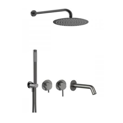 Душевая система AQUAme Siena графит