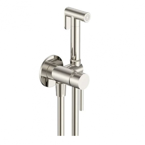 Гигиенический душ AQUAme Siena сатин, со смесителем нержавеющая сталь