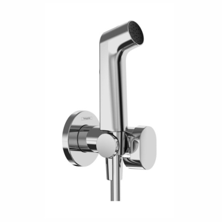 Гигиенический душ Hansgrohe Bidette S, EcoSmart, держатель и шланг 125 см, хром