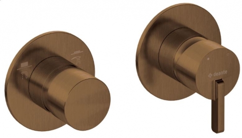 DEANTE SILIA Смеситель скрытого монтажа 2-функц., брашированная бронза