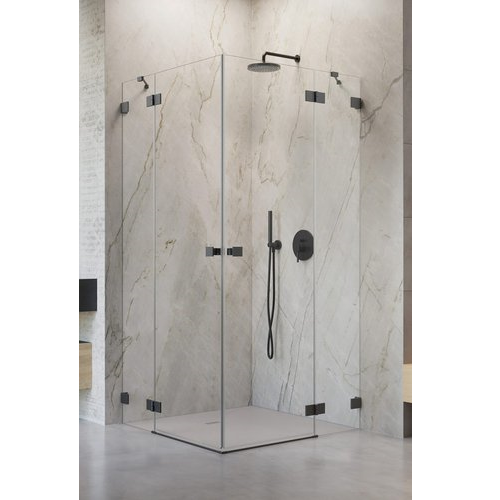 Душевой уголок Radaway Essenza Pro Brushed GunMetal KDD, прозрачное/брашированная оружейная сталь