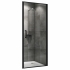 Душевая дверь ABBER Sonnenstrand черный профиль 90см