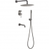 Душевая система Boheme Uno на 3 режима с изливом, графит