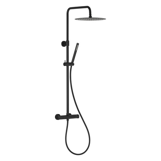 Armatura Moza Black Premium Душевая колонна с термостатическим смесителем для душа, черный