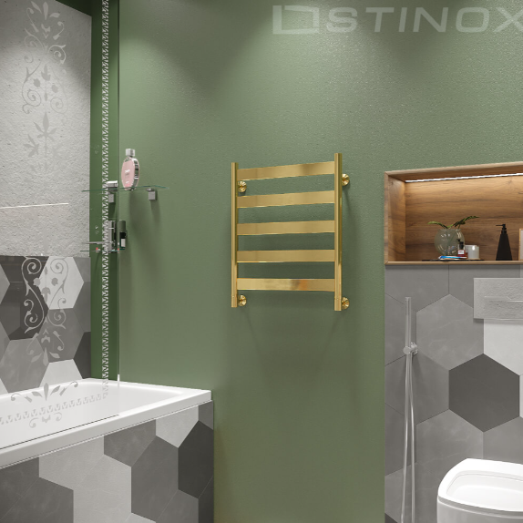 Полотенцесушитель водяной Stinox Napoli золото