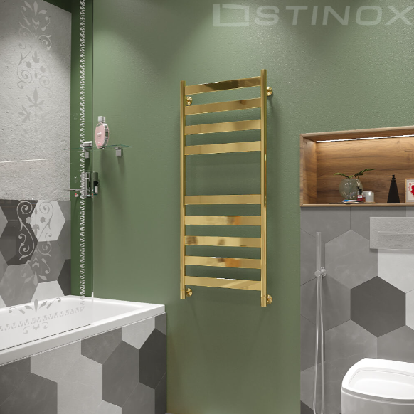 Полотенцесушитель водяной Stinox Napoli золото