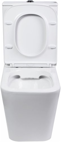 Напольный унитаз Roxen Amati  безободковый белый SoftClose 66x33