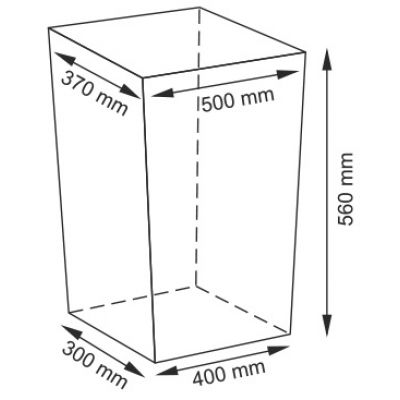 Корзина для белья Wasser Kraft Lippe 