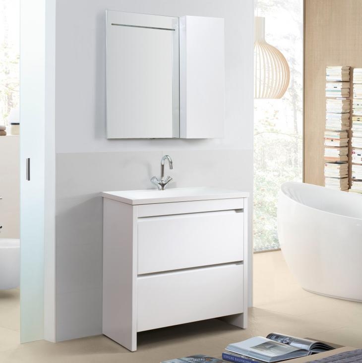 ТУМБА НАПОЛЬНАЯ BELUX МАДРИД Н 60-02 С УМЫВАЛЬНИКОМ