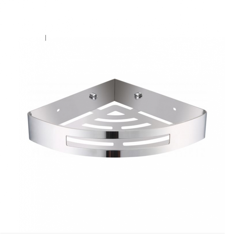 Полка корзина угловая Grocenberg  Хром