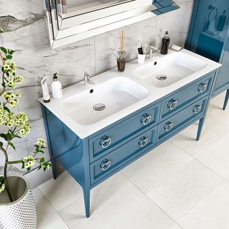 Bagno piu VINTAGE 140 D OCEANO OPACO ТУМБА+СТОЛЕШНИЦА+РАКОВИНА