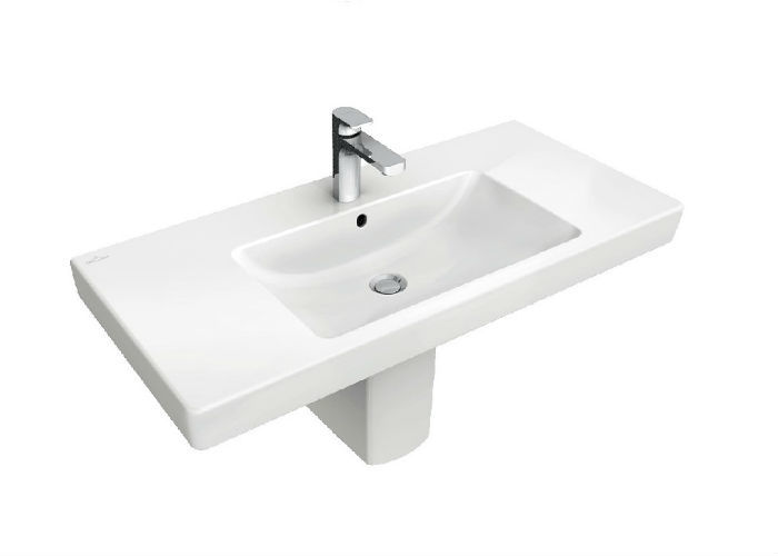 Раковина Villeroy&Boch Subway 2.0, 47x80 см, цвет альпийский белый