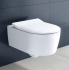 УНИТАЗ ПОДВЕСНОЙ VILLEROY&BOCH AVENTO 37X53, SOFT CLOSE, БЕЗОБОДКОВЫЙ с тонким сиденьем