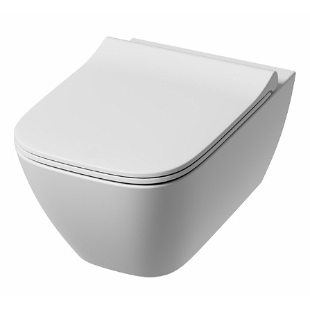 Инсталляция Geberit Doufix Delta 21 с унитазом KOLO MODO PURE (Rimfree) с сиденьем с микролифтом Slim, безободковый