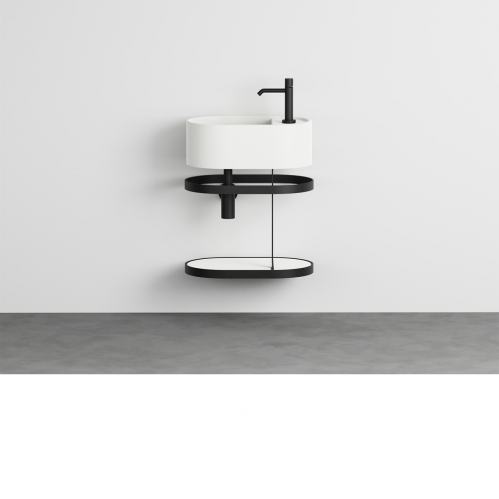 Cielo РАКОВИНА ПОДВЕСНАЯ 46 design: Andrea Parisio - Giuseppe Pezzano cm 46 x 30 x 16 h