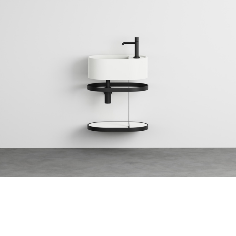 Cielo РАКОВИНА ПОДВЕСНАЯ 46*30 Andrea Parisio - Giuseppe Pezzano cm 46 x 30 x 16 h