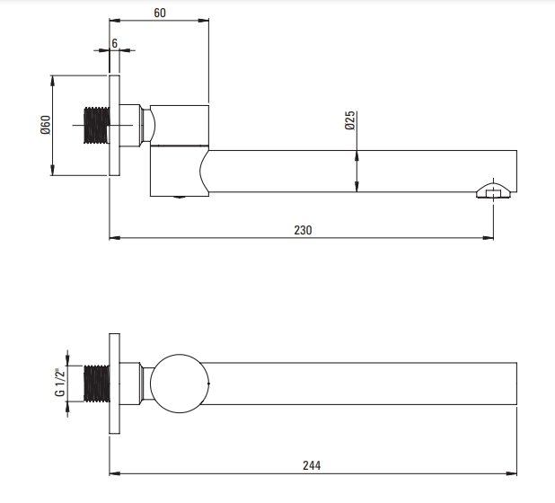 Deante Душевая система 3-х функциональная скрытого монтажа с термостатическим смесителем, хром