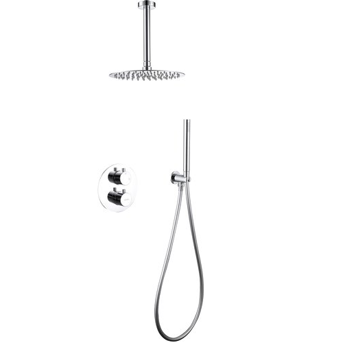 Душевая система скрытого монтажа ABBER Wasser Kreis без излива хром